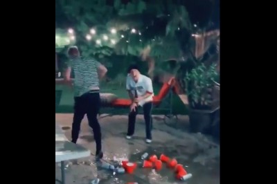 Kiedy na imprezie chcesz udowodnić kolegom, że jesteś niezniszczalny