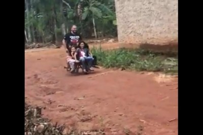 Jak ojciec zrobi zabawę dla dzieci to ciężko go przebić