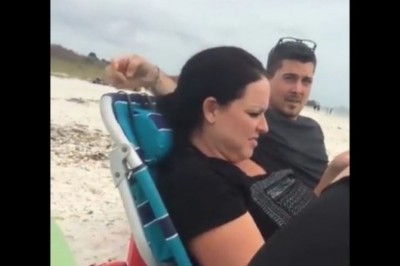 Gdy postanowisz zażartować ze swojej dziewczynie na plaży