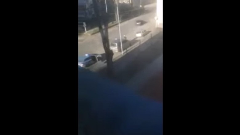 Konkretna akcja z policjantami nagrana przez przypadek
