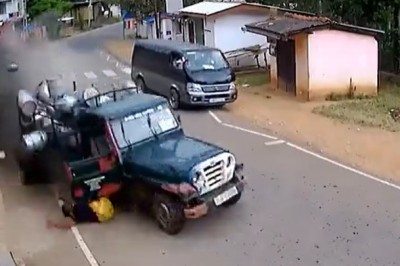 Dostawca mleka chciał podriftować na zakręcie