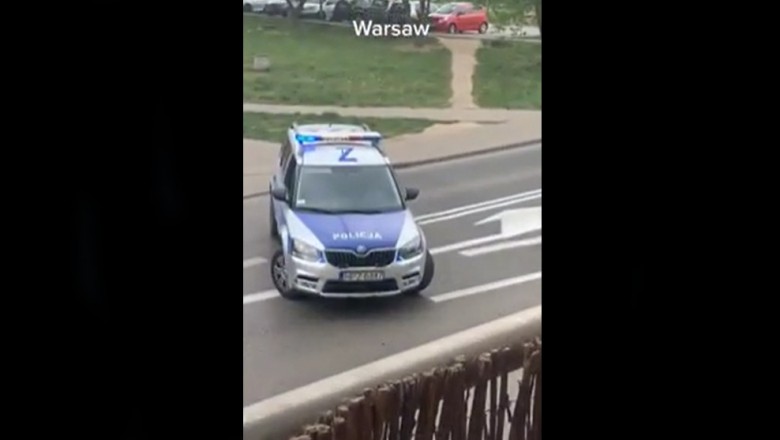 Nietypowy pościg w Warszawie. Zdziwienie bezcenne
