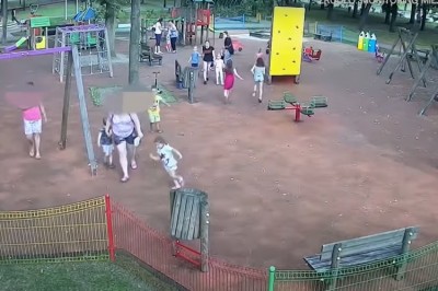 Drzewa leciały na ludzi. Nagranie z Aleksandrowa Łódzkiego 