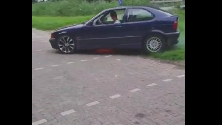 Kiedy tak piłujesz swoje BMW, że zaczyna się palić