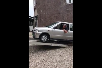 Kiedy nie jesteś mistrzem załadunku, ale postanawiasz wjechać na lawetę 