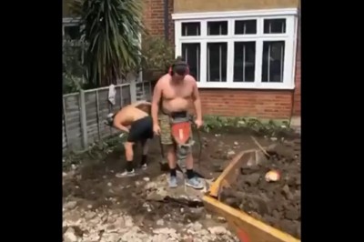 Spryciarz w pracy. Tak się robi 6-pak na budowie 