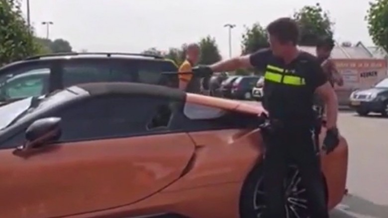 Zostawił psa w super aucie. Policja musiała interweniować