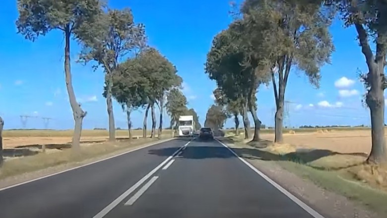 Jedziesz sobie spokojnie, a tu typ wyskakuje na czołówkę