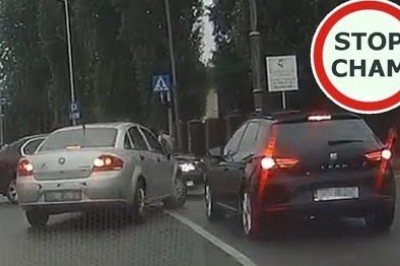 Wymusił pierwszeństwo, doprowadził do kolizji i chciał uciec. Świetna postawa świadka