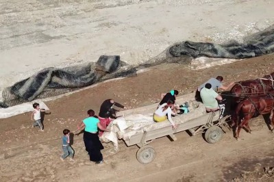 Przyłapani za pomocą drona na wywożeniu rzeczy z budowy autostrady 