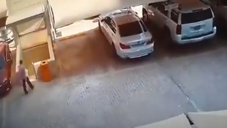 Walący się parking kontra fartowny typ. Oszukał przeznaczenie