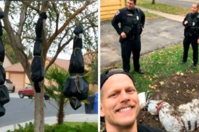 Ci ludzie przesadzili z dekoracjami na Halloween i musieli tłumaczyć się policji