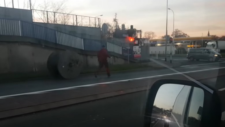 Bardzo ciężki poranek pewnego pracownika w Kaliszu