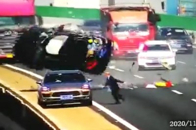 Nagranie jak z filmu akcji, jednak to wydarzyło się naprawdę