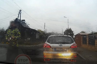 Szeryf drogowy z policyjną legitymacją? Nagranie z Sosnowca