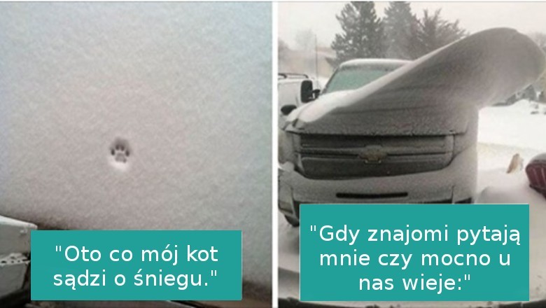 Zrobili zdjęcia śniegu w tak niecodziennych okolicznościach, że musieli się tym podzielić