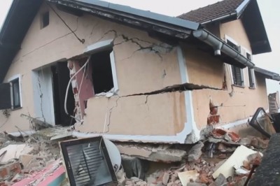 Ostatnie trzęsienie ziemi w Chorwacji zarejestrowane okiem kamer 