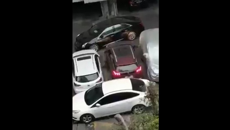Wkurzony kierowca mści się na właścicielu auta, który go zablokował