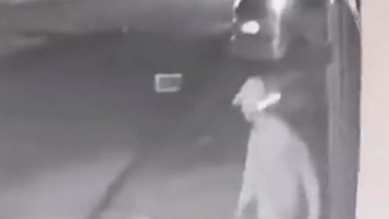 Mistrz ucieczki przed policjantami w akcji. Nagrała go kamera monitoringu