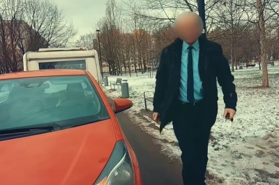 Kiedy spacerujesz po parku i natkniesz się na furiata drogowego