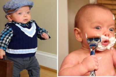 Synek urodził się 9 tygodni przed czasem. Tata zrobił mu zdjęcia jak dorosłemu mężczyźnie