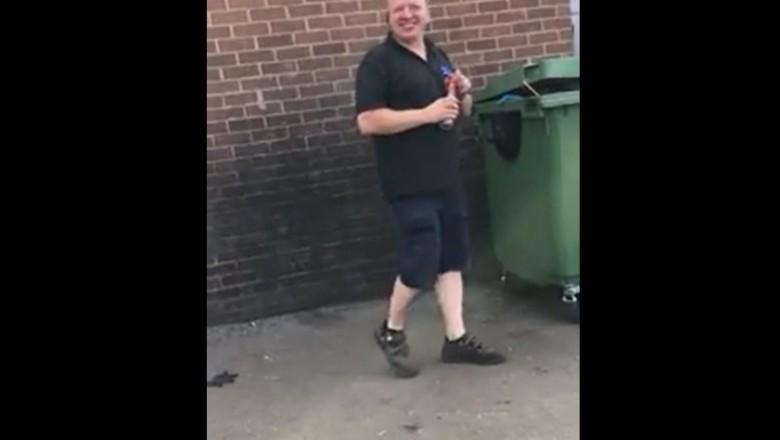 Zabawa Polaków podczas przerwy w pracy w Anglii