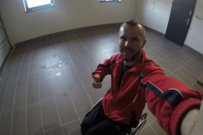 Kiedy jesteś wytrwały w dążeniu do celu to nawet wózek Cię nie powstrzyma