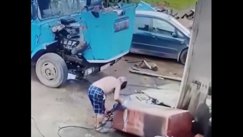 Wania mechanik specjalista od efektów specjalnych w firmie