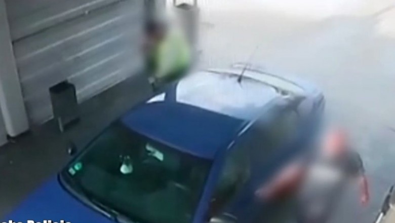 Mył auto kiedy wsiadł do niego złodziej. Nagranie ze Wschowy