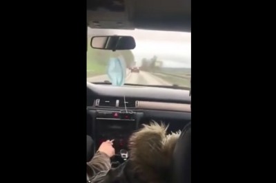 Miał być popis jazdy A6. Skończyło się nagraniem z wypadku 