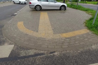 Mistrzowskie ułatwienia dla niewidomych w Bydgoszczy. Ręce opadają 