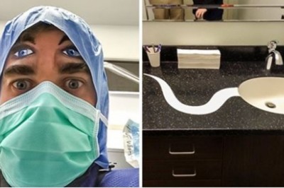 Te zdjęcia udowadniają, że lekarze i lekarki też mają szalone poczucie humoru