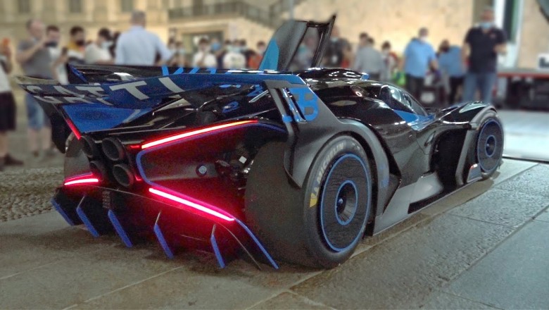 Bugatti Bolide z 1850 konnym silnikiem straszy gapowiczów