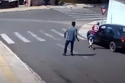 Przypadkowy mężczyzna zatrzymał auto pędzące prosto w dom