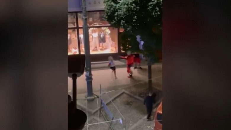 Nagranie z szarpaniny z ratownikiem medycznym w Poznaniu