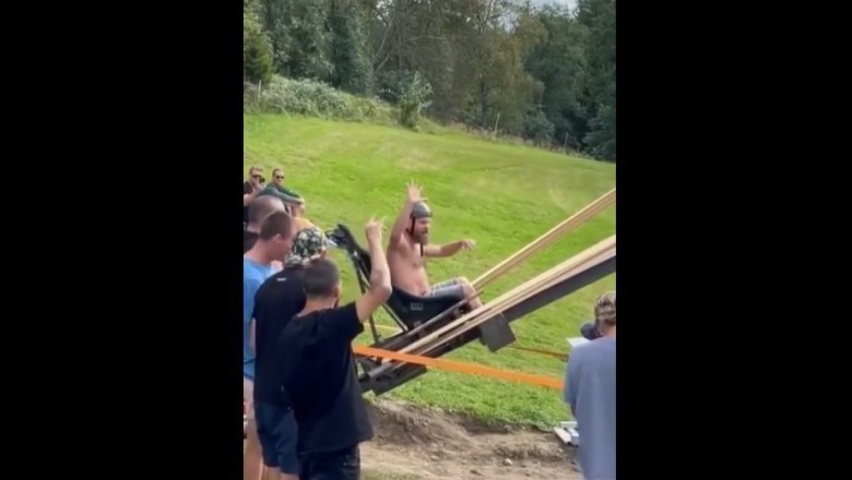 Skoki do basenu dla prawdziwych kozaków. Konkretna zabawa