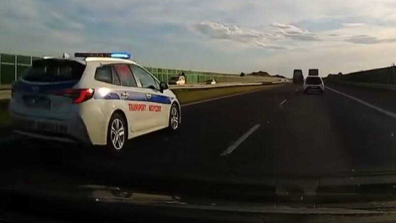 Tak cisnął autokarem, że nawet policja nie robiła na nim wrażenia