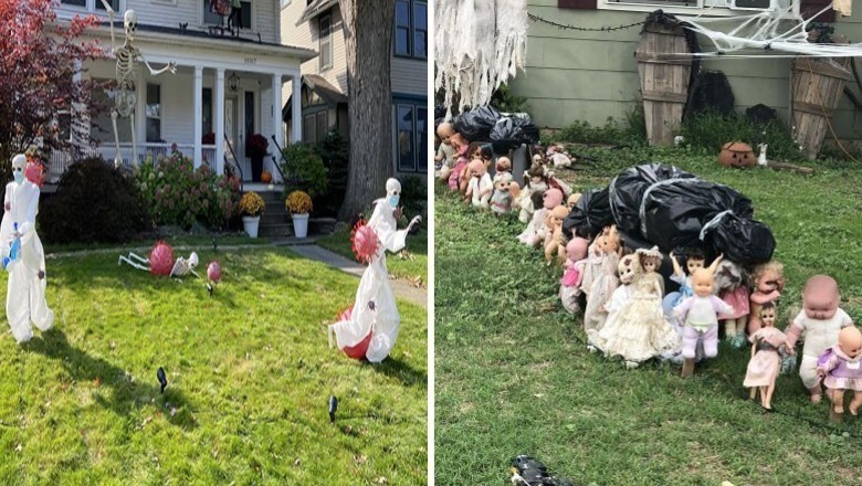 18 zabawnych i strasznych dekoracji na Halloween które podbiły Internet