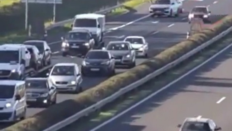 Jechał bez hamulców po autostradzie, skasował 4 samochody 