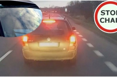 Pirat z Golfa rzucił butelką w BUSa i potłukł szybę