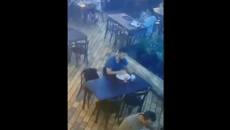 Policjant ratuje życie przypadkowemu klientowi w restauracji