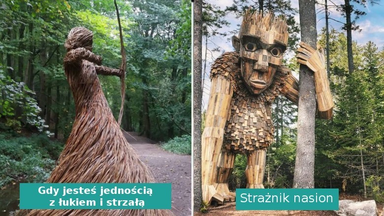 19 imponujących rzeźb stworzonych jedynie z naturalnych materiałów