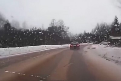 Oszukał przeznaczenie podczas wpadnięcia w poślizg