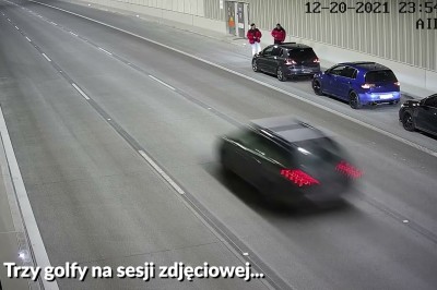 Żenujące zachowania kierowców w tunelu na S2 pod Ursynowem 