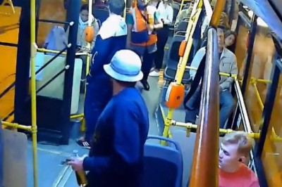 Szybka lekcja dla cwaniaka bez biletu, który wystartował do kanara 