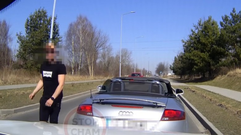 Kiedy jeździsz Audi cabrio i bardzo denerwują Cię klaksony