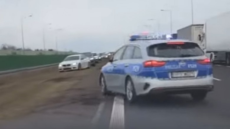 Zawracali korytarzem życia i pasem zieleni. Szybka kara dla kierowców