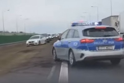 Zawracali korytarzem życia i pasem zieleni. Szybka kara dla kierowców 