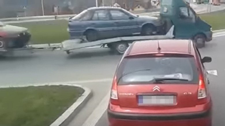 Mistrzyni wjeżdża na rondo. Goście nie mogą wytrzymać ze śmiechu