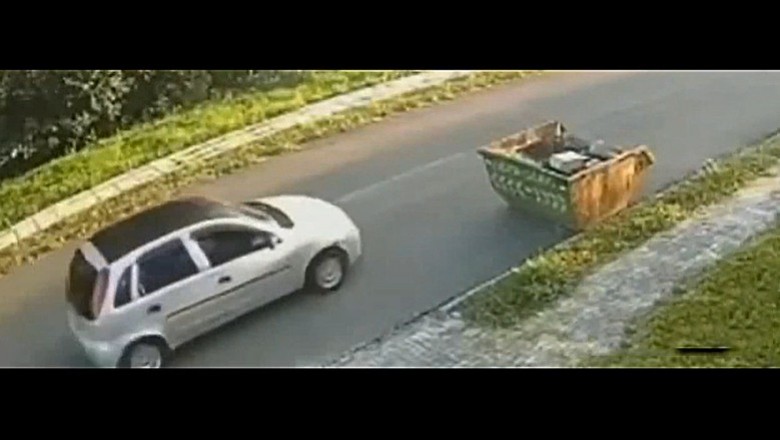 Kiedy postawisz na drodze kontener na gruz i nikt go nie widzi